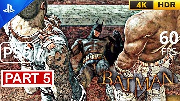 Batman Arkham Asylum Remastered PS5 - Gameplay Walkthrough (60FPS 4K HDR) Part 5 No Commentary