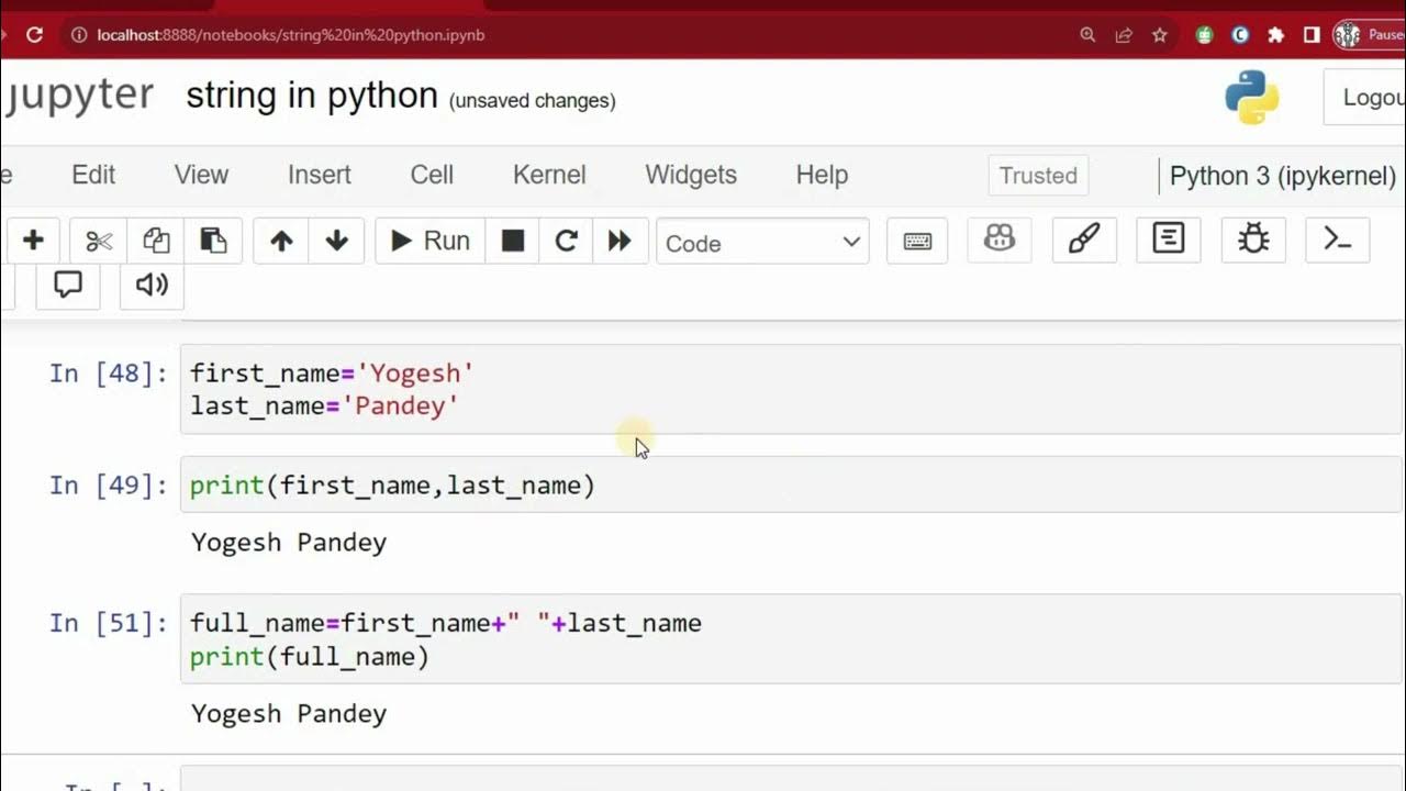 Mastering Python String Manipulation | Python Strings Tutorial" - YouTube
