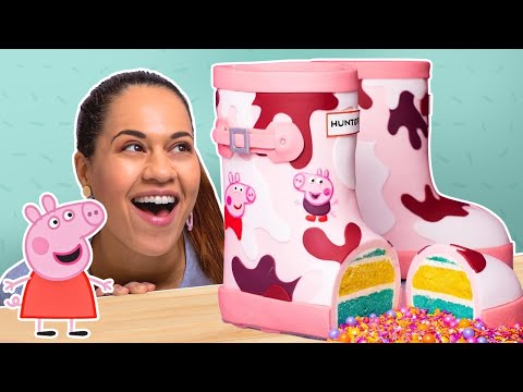 How To Cake Peppa Pig Rain Boots | Realistic Cakes With Yolanda Gamp