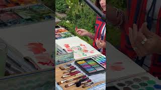 My tips on keeping a visual journal! Tap the tutorial above! #artshorts #mixedmedia #watercolor #art