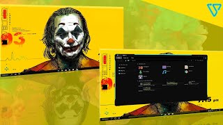 New Windows 10 Theme | Joker Theme  With Cyberpunk Colors screenshot 2