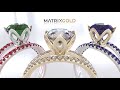 Petals solitaire ring  matrixgold tutorial