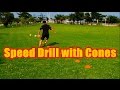 サッカー マーカーだけで出来るアジリティトレーニング Soccer Speed Agility Quickness: Cone Drill