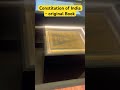Ref:CXwQ8s9VcTA Constitution of india- original book