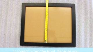 How To Measure a Picture Frame screenshot 2