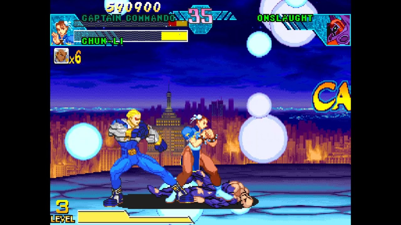 CHUN-LI & CAPTAIN COMMANDO — Kicks and Commando Power! | Marvel vs Capcom: Clash of Super Heroes
