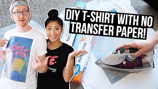 DIY Custom Print TShirts | NO Transfer Paper | COUPLE TRIES