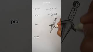 How To Draw Minato Kunai