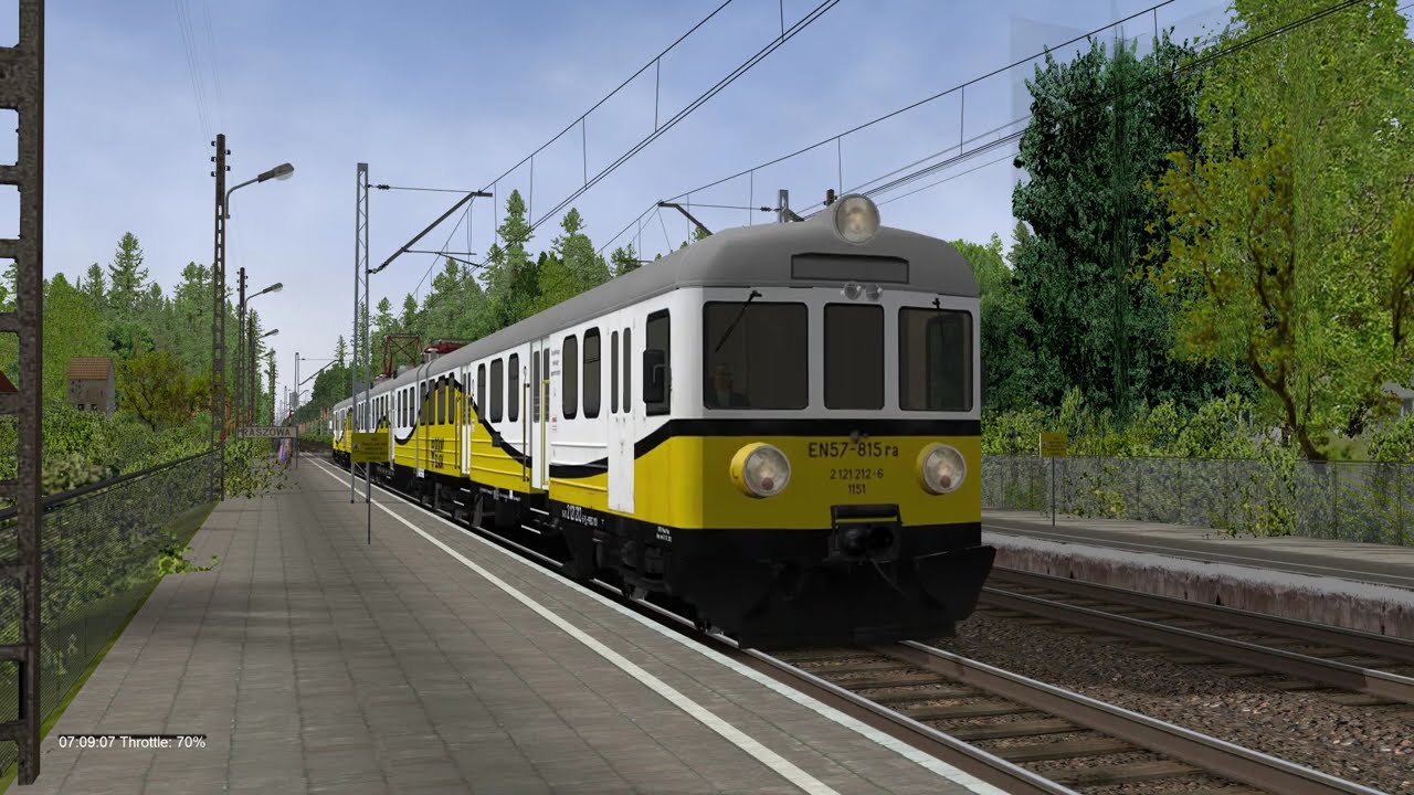 Open Rails #8 - Polskie Szlaki Kolejowe: EN57-815 do Wrocławia.