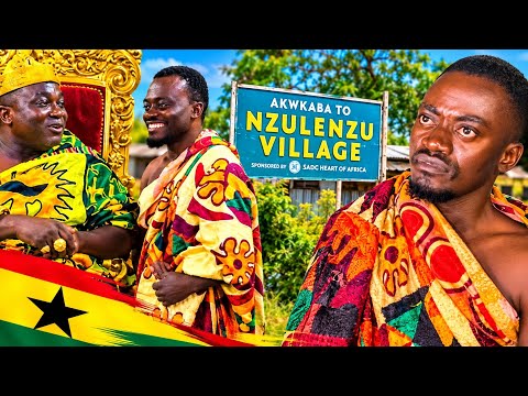 WOW! Lil Win Gets 10 Acres of Land in Nzulezu + Omanhene Presents Him With Warrior Cloth