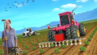 Modern farming 2 drone farming simulator 2020 android gameplay 1&2 best farming game Walkthroughgame screenshot 2