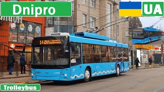 UA - DNIPRO TROLLEYBUS / Дніпровський тролейбус 2020 [4K]