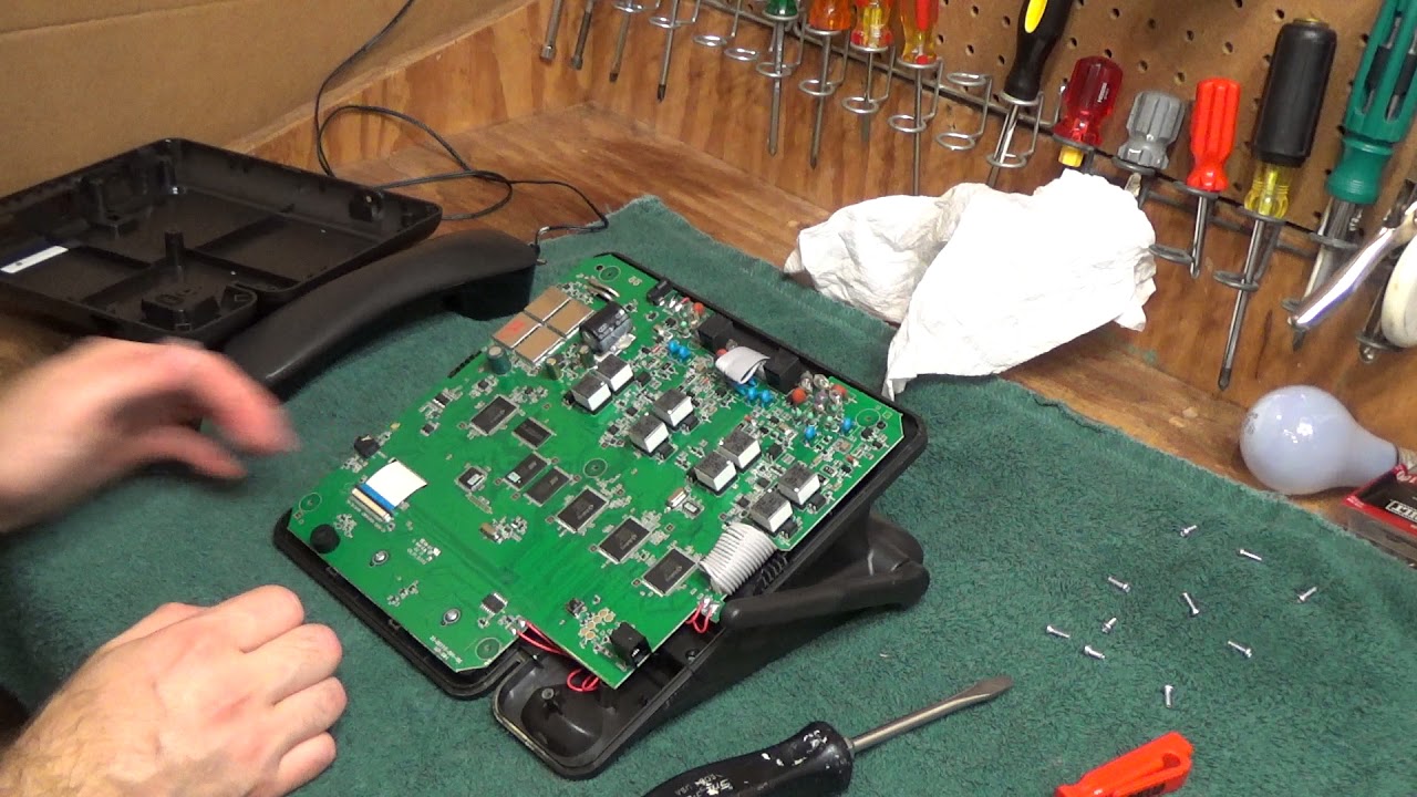 AT&T 4-Line SynJ Telephone Repair - YouTube