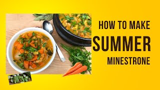 Summer Minestrone Soup demo by Tami Jersey Roberts, B.S., CFNC