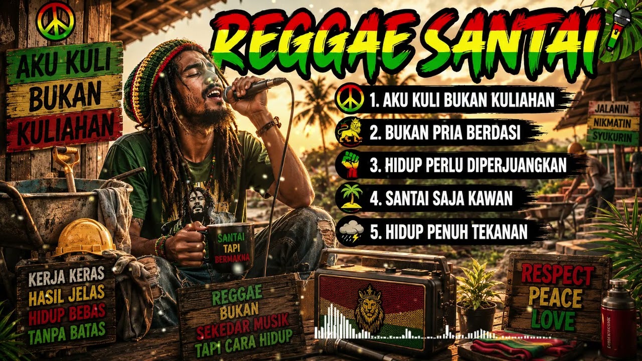 AKU KULI BUKAN KULIAHAN - REGGAE SANTAI 🎶