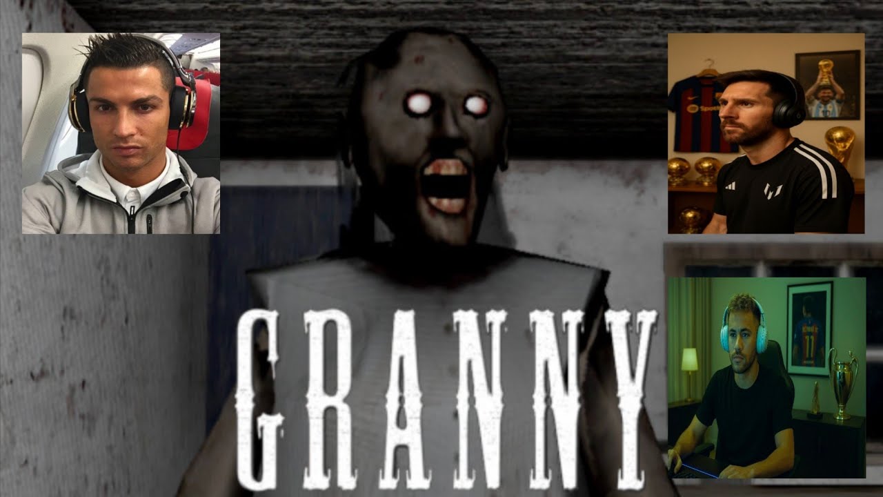 Messi & Ronaldo Joacă - Granny împreună cu Neymar Jr