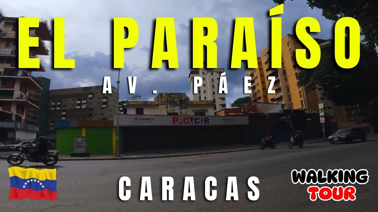 🇻🇪 Сегодня это рай Авенида ПАЕС | Пешеходная экскурсия | Каракас, Венесуэла
