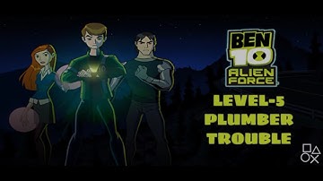 Ben 10 Alien Force Level-5 Plumber Trouble | Crazy Gameplay | PPSSPP