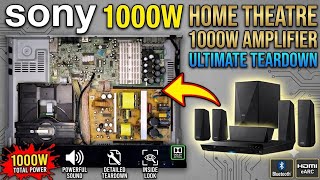 Sony DAV-DZ350 1000w Amplifier Teardown Hindi | Amplifier Board, Power Supply & Internal Parts