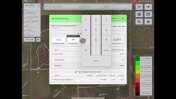 Post Harvest Yield Adjustments in the FieldView™ Cab App