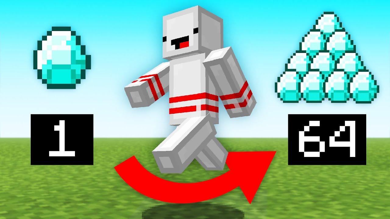Minecraft, But Jumping Multiplies Items!