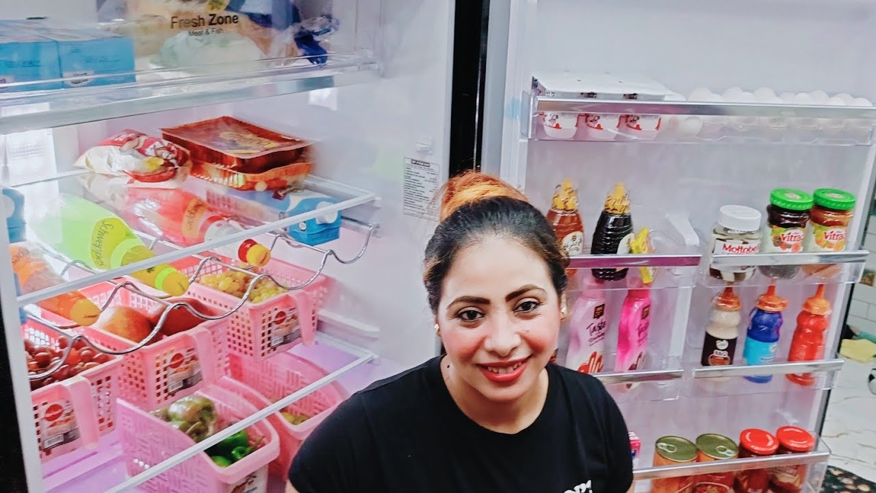 رتبت تلاجتى🧚🧚رص تلاجه العروسه🧚🧚🧚