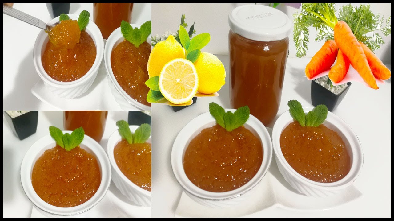 طريقة عمل مربى الجزر والليمون | طريقة سهلة وناجحة | جد اقتصادي وبدون مواد حافظة