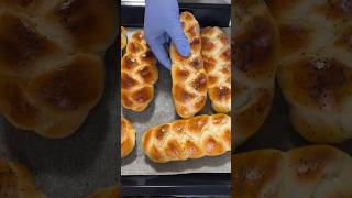 Lazy braid buns. Very fluffy and soft. #baking #sweetcupcake #food #recipe #cooking #baked