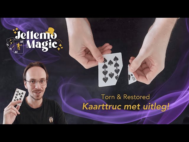 Torn & Restored no.2 (kaarttruc + uitleg)