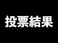 投票結果、発表します【聴かせてみた】