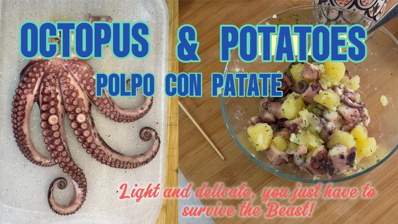 🐙POLPO con PATATE (Octopus with potatoes)🐙