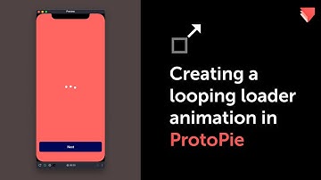 How to create a looping loading animation in ProtoPie