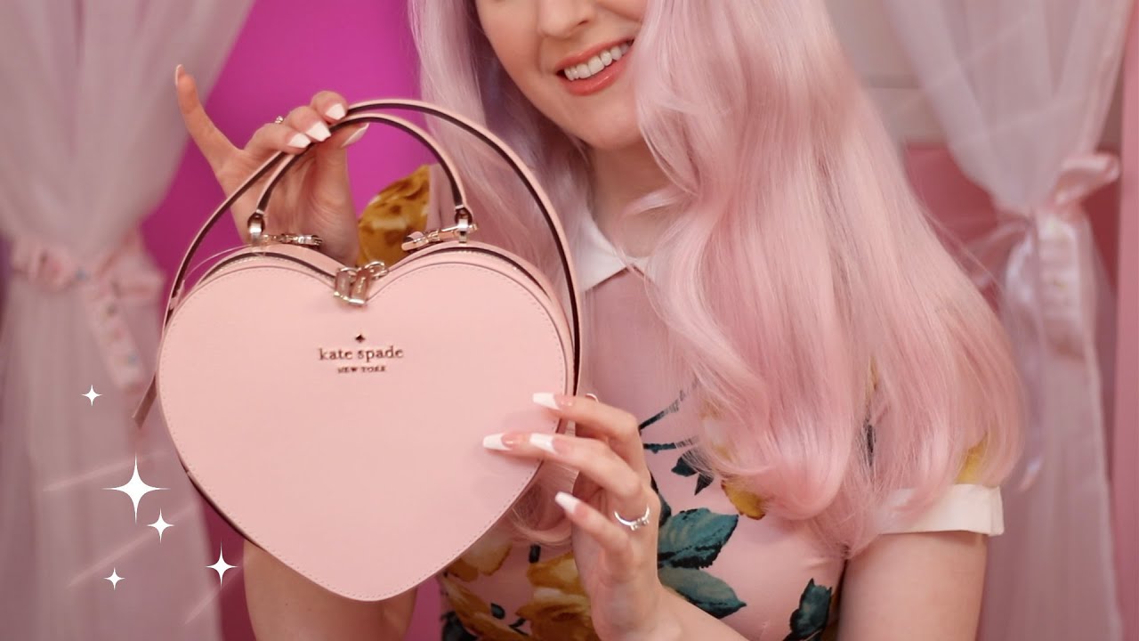 ASMR Tapping on the Cutest Handbag EVER?? 💝 (Whisper & Inaudible Whisper)