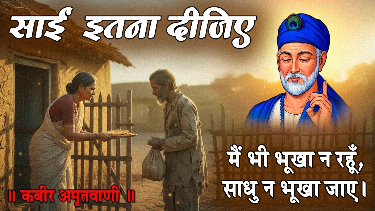 साईं इतना दीजिए | मैं भी भूखा न रहूँ साधु न भूखा जाए | कबीर अमृतवाणी #kabirbhajan #nirgunbhajan