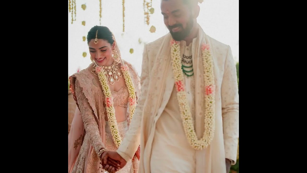 Athiya shetty and KL rahul wedding live update