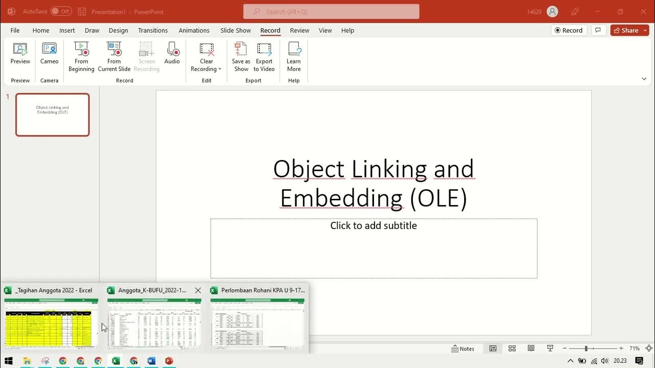 Linked object. Объект ole (object linking and embedding) в отчет access. object linking and embedding.