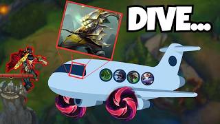 I Kept Diving This Vayne Top Player Untill He Ragequit