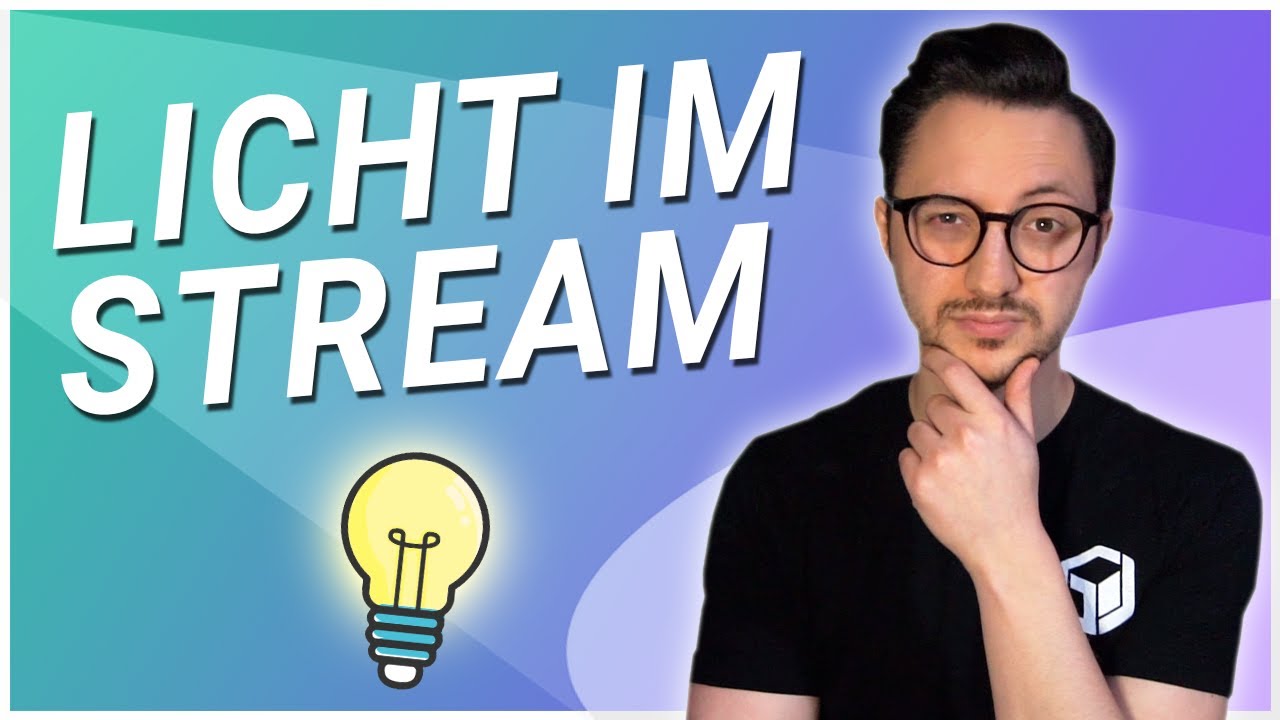 Licht-Setup für Streaming und YouTube