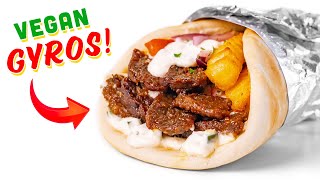 Super EASY & DELICIOUS Vegan Gyros 2 Ways!