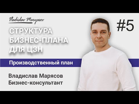 Видео уроки по бизнес-планированию. Тема: "Структура бизнес-плана"  Часть #5 - Производственный план