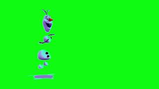Футаж Снеговик танцует Брейк Данс