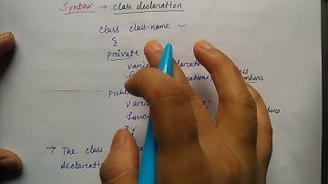 how to declare a class | Hindi | Object oriented C++ | Lec-52 |Niharika panda