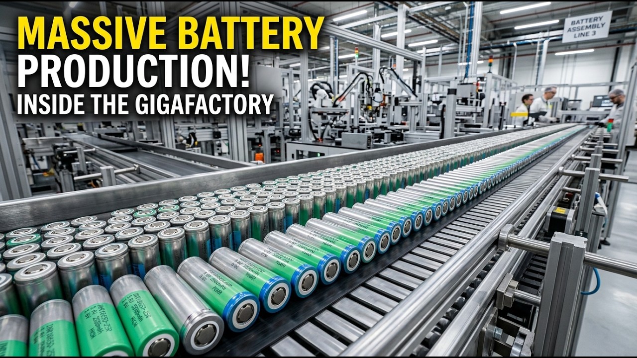 How Tesla Batteries Are Made | Inside Gigafactory Nevada - YouTube