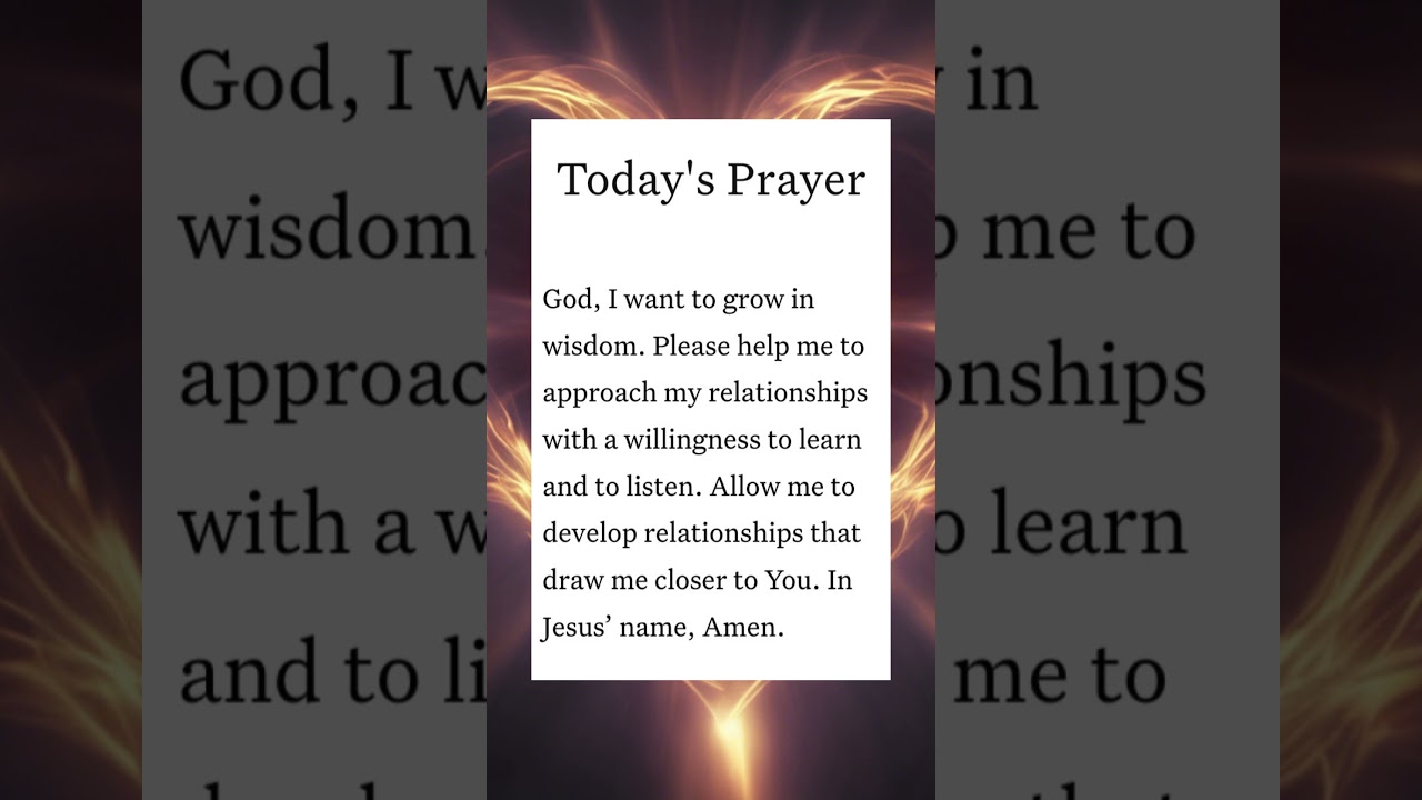 Today's Prayer Spark 7/9/24 
