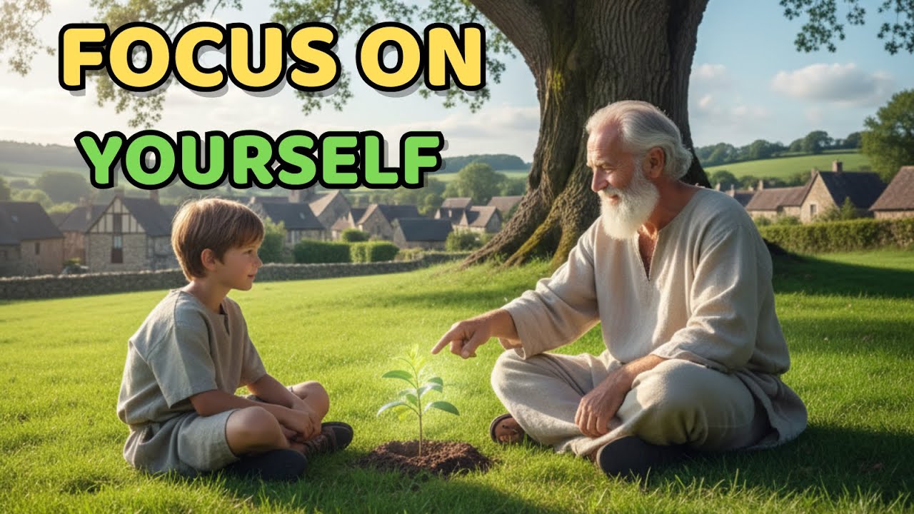 Focus on yourself the powerful lesson of the glass of water | Learn English with Storis