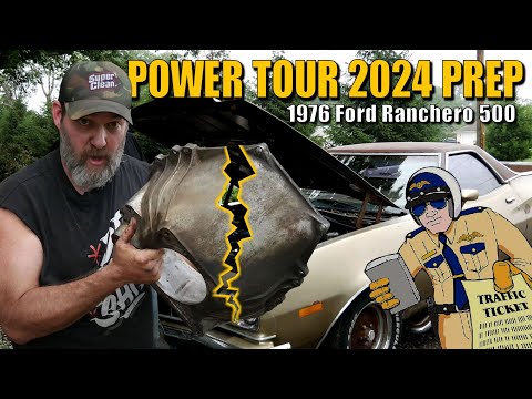 1976 Ford Ranchero 500 Prep for Power Tour ~ I get pulled over!!