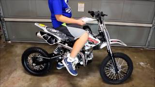 OVERVIEW OF AUTOMATIC SSR 125CC PITBIKE DIRT BIKE