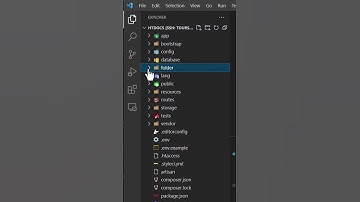 أسرع طريقة لإنشاء المجلدات والملفات في VS Code #shorts