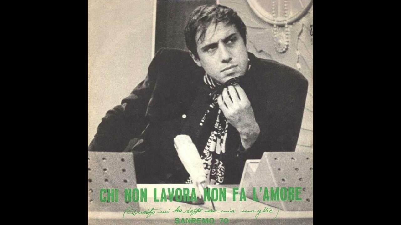 Chi non lavora non fa l'amore Adriano Celentano (Sanremo 1970) YouTube