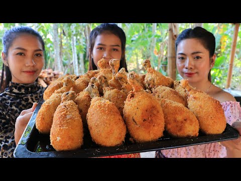 cooking-crispy-chicken-with-potato-recipe---natural-life-tv